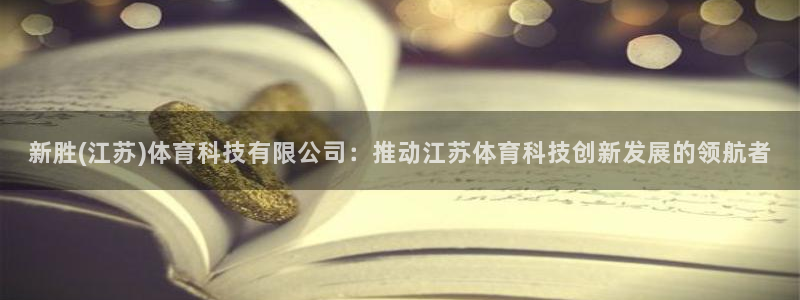 新胜(江苏)体育科技有限公司：推动江苏体育科技创新发展的领航者