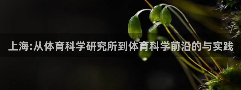 上海:从体育科学研究所到体育科学前沿的与实践