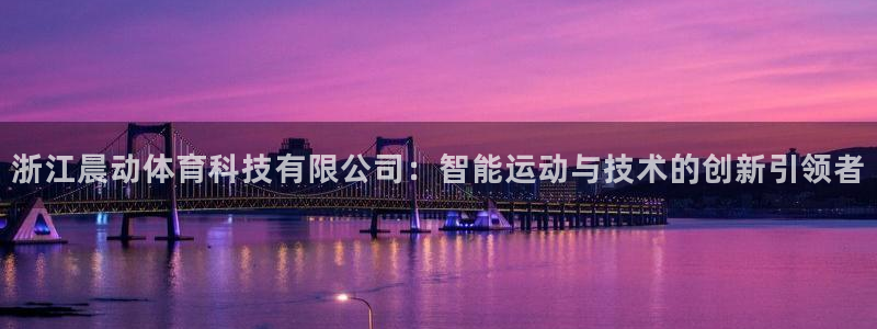 浙江晨动体育科技有限公司：智能运动与技术的创新引领者